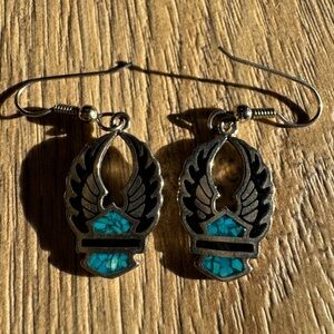 Vintage Harley-Davidson earrings